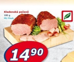 Pečeně kladenská Maso uzeniny Písek