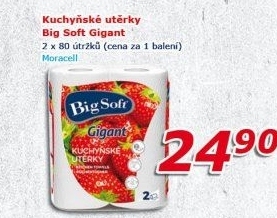 Kuchyňské utěrky 2vrstvé Gigant Big Soft