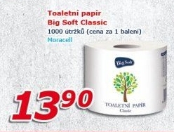 Toaletní papír 2vrstvý Classic Big Soft