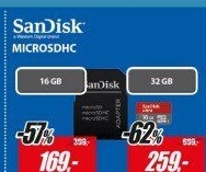 173446 microSDHC 16GB 98MB/s SANDISK