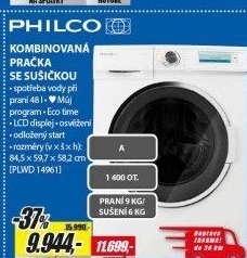 PLWD 14961 Chiva Pračka se suš.PHILCO