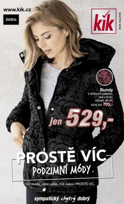 akční leták Kik textil 24.10.2018-18.11.2018