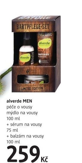Dárková kazeta Bartseife Men Alverde