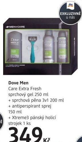 Dárková kazeta pánská Men + Care Extra Fresh Dove