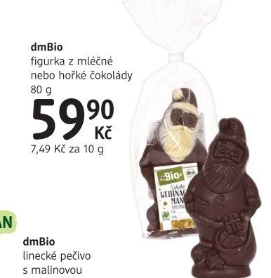 Čokoládové figurky dm Bio