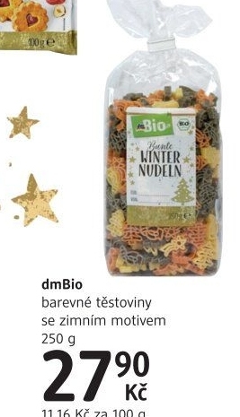 Těstoviny dm Bio