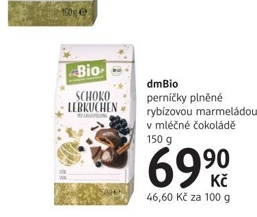 Perníčky polomáčené dm Bio
