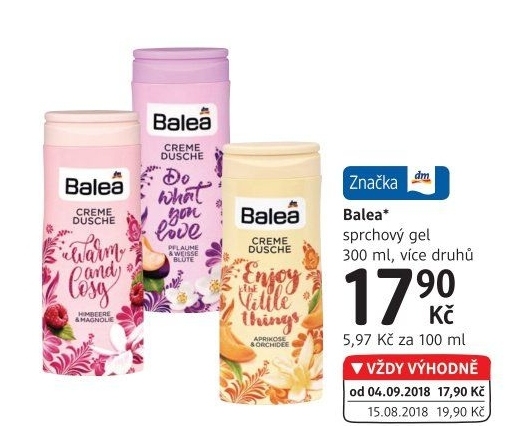 Sprchový gel Balea