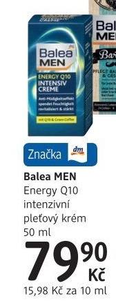 Krém pleťový Energy Q10 Men Balea