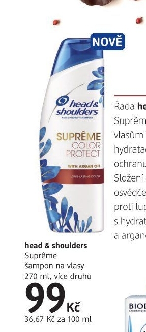 Šampon proti lupům Supreme Head&Shoulders