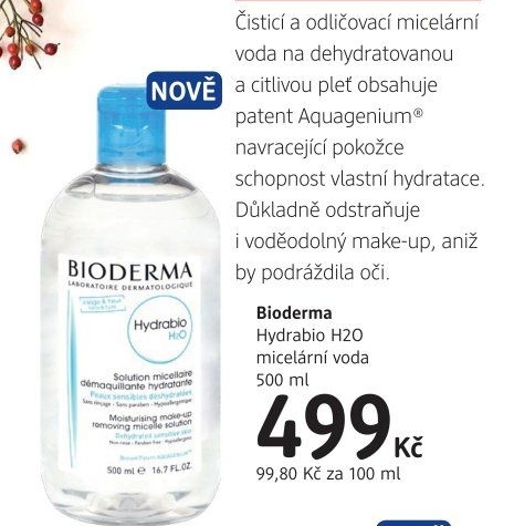 Micelární voda Hydrabio H2O Bioderma