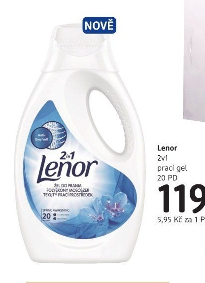 Prací gel 2v1 Lenor