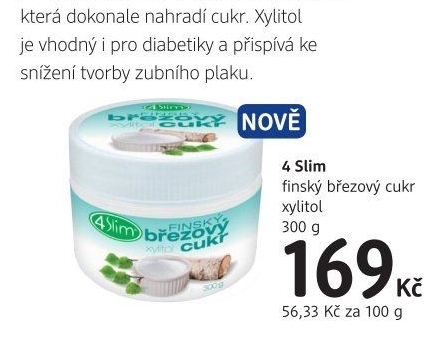 Březový cukr finský 4 Slim