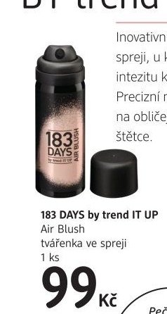 Tvářenka ve spreji Air Blush 183 DAYS by trend IT UP