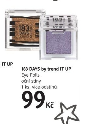 Oční stíny EYE Foils 183 DAYS by trend IT UP
