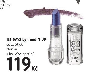 Rtěnka Glitz Stick 183 DAYS by trend IT UP