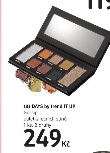 Paletka očních stínů Gossip 183 DAYS by trend IT UP