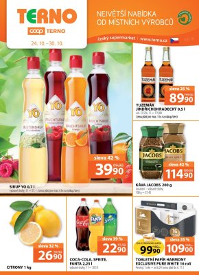 akční leták COOP 24.10.2018-30.10.2018