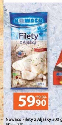 Filety mražené z Aljašky Nowaco