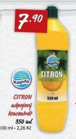 Koncentrát citronový Kapíto