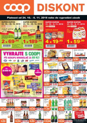 akční leták COOP 24.10.2018-6.11.2018