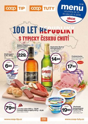 akční leták COOP 24.10.2018-6.11.2018