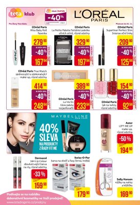akční leták Teta drogerie 1.11.2018-12.11.2018