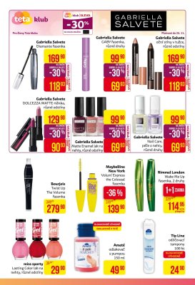 akční leták Teta drogerie 1.11.2018-12.11.2018