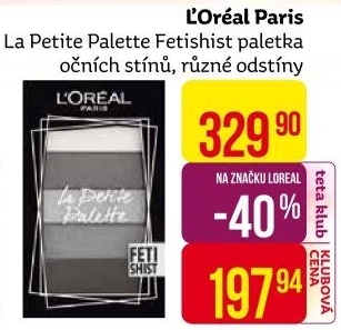 Paleta očních stínů La Petite Palette L'Oreál