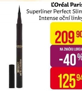 Oční linky ve fixu Super Liner Perfect Slim L'oreal