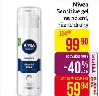 Gel na holení pánský Men Nivea