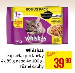 Kapsičky pro kočky Whiskas