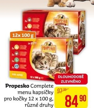 Kapsičky pro kočky Propesko