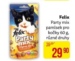 Pamlsky pro kočky Party mix Felix Purina