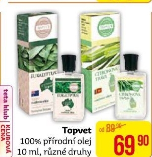 Přírodní olej Topvet