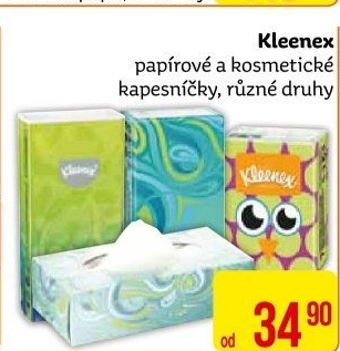 Papírové kapesníčky Kleenex