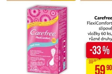 Vložky dámské slipové Carefree