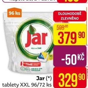 Kapsle do myčky Jar