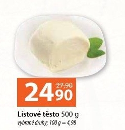 Těsto listové
