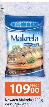 Makrela kuchaná mražená Nowaco