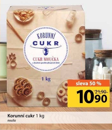 Cukr moučka Korunní