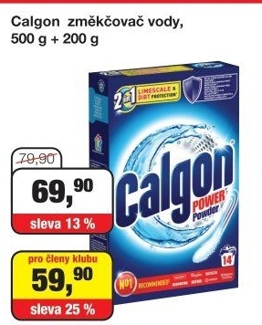Změkčovač vody Calgon