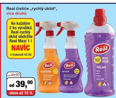 Čistič na plochy Real