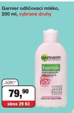 Mléko odličovací Essentials Garnier