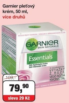 Krém pleťový hydratační Essentials Garnier