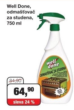Odmašťovač Well Done
