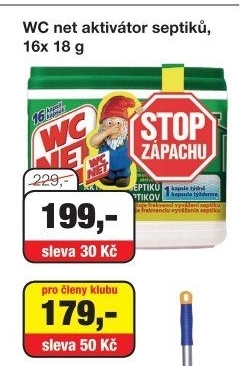Aktivátor septiků biologický WC Net