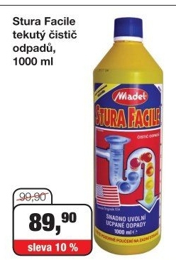 Čistič odpadů Stura Facile Madel