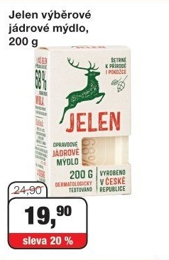 Mýdlo na praní Jelen