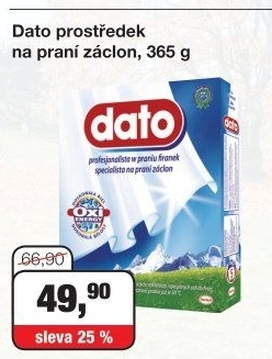 Prací prostředek na záclony Dato
